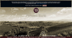 Desktop Screenshot of fattoriabacio.com